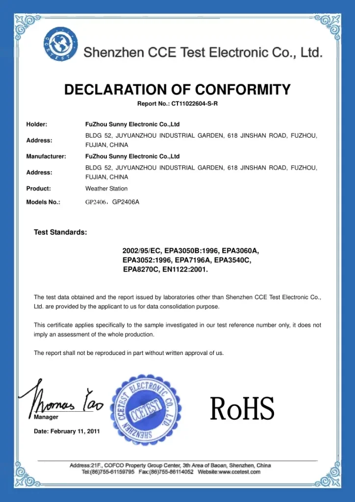 GS Certificate
